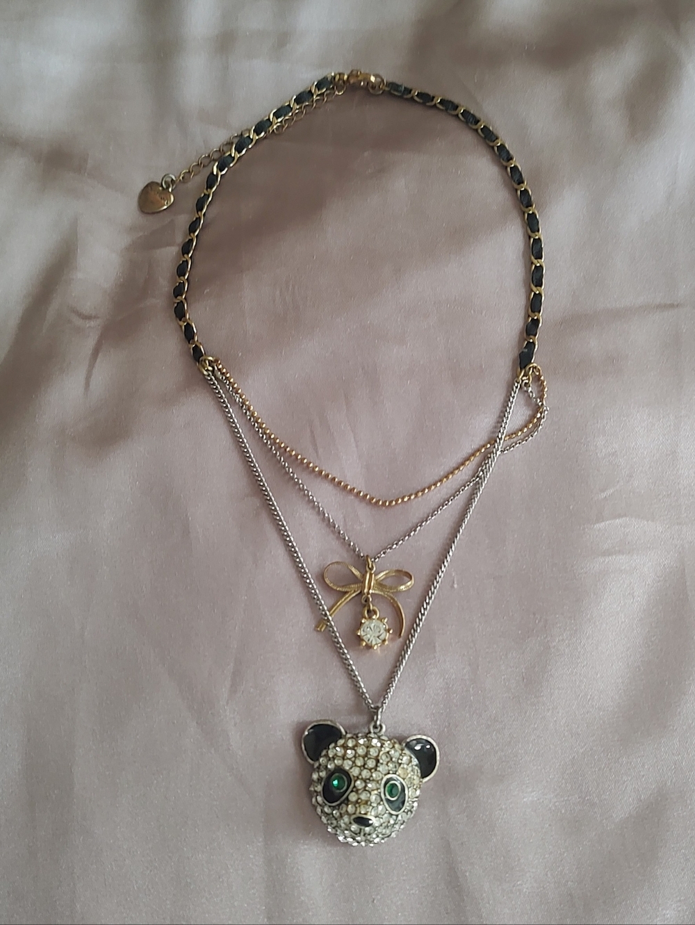 Betsey Johnson Panda Necklace